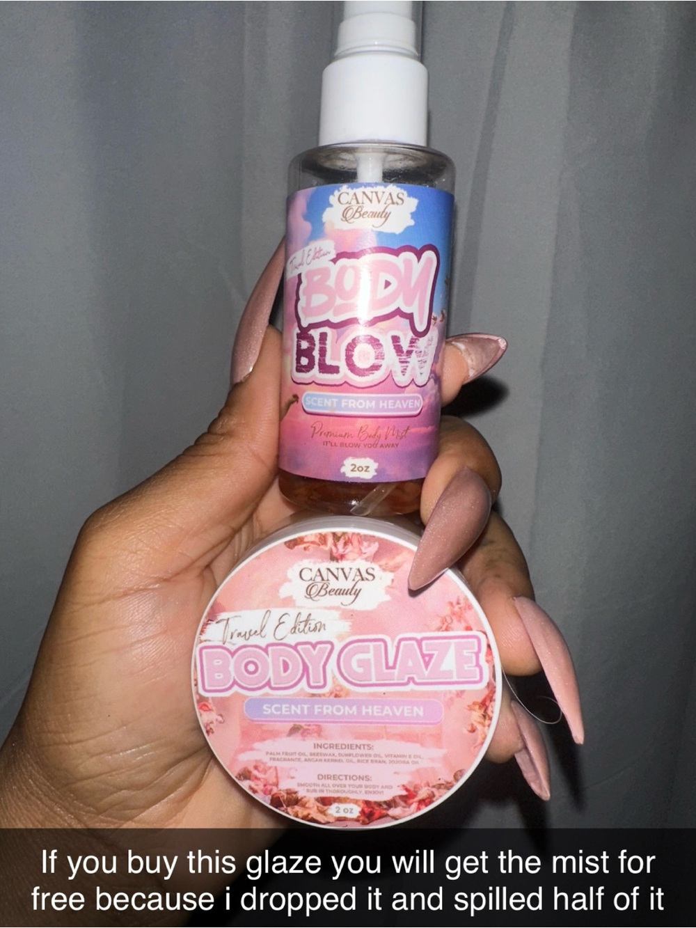 Body Blow Mist & Body Glaze —Scent From Heaven Duo